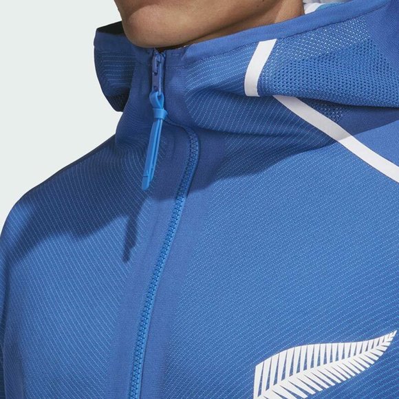 Adidas All Blacks New Zealand Pre Match Jacket Sz small s zip up graphic design - Picture 12 of 12